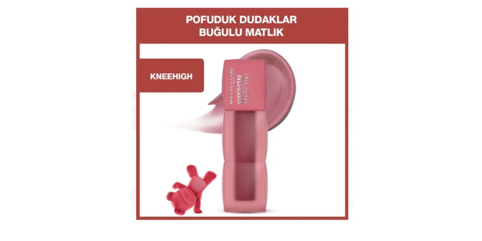 Maybelline Super Stay Teddy Tint - Likit Mat Ruj No 55 Kneehigh