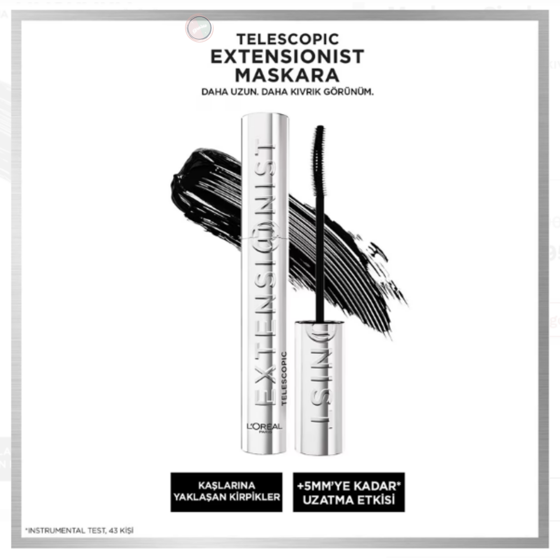 L'Oréal Paris Telescopic Extensionist Maskara - Siyah