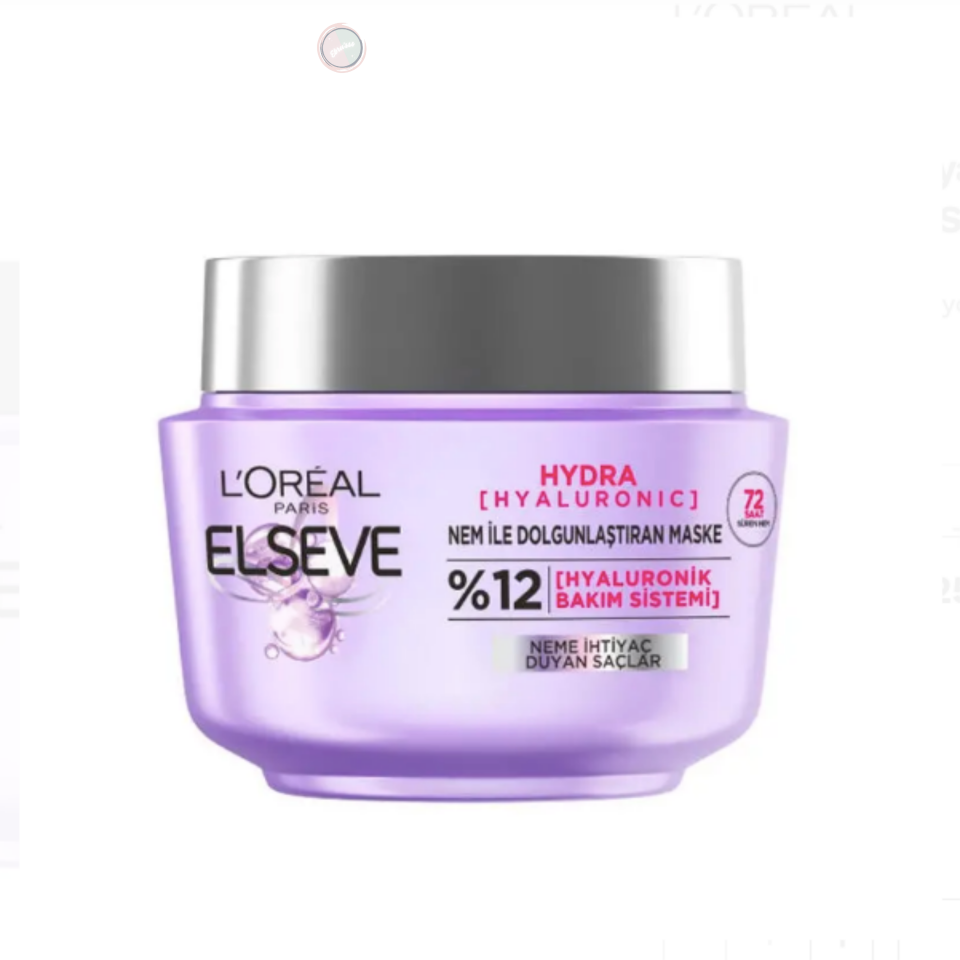 L'Oréal Paris Elseve Hydra Hyaluronic Nem ile Dolgunlaştıran Saç Maskesi 300 ml