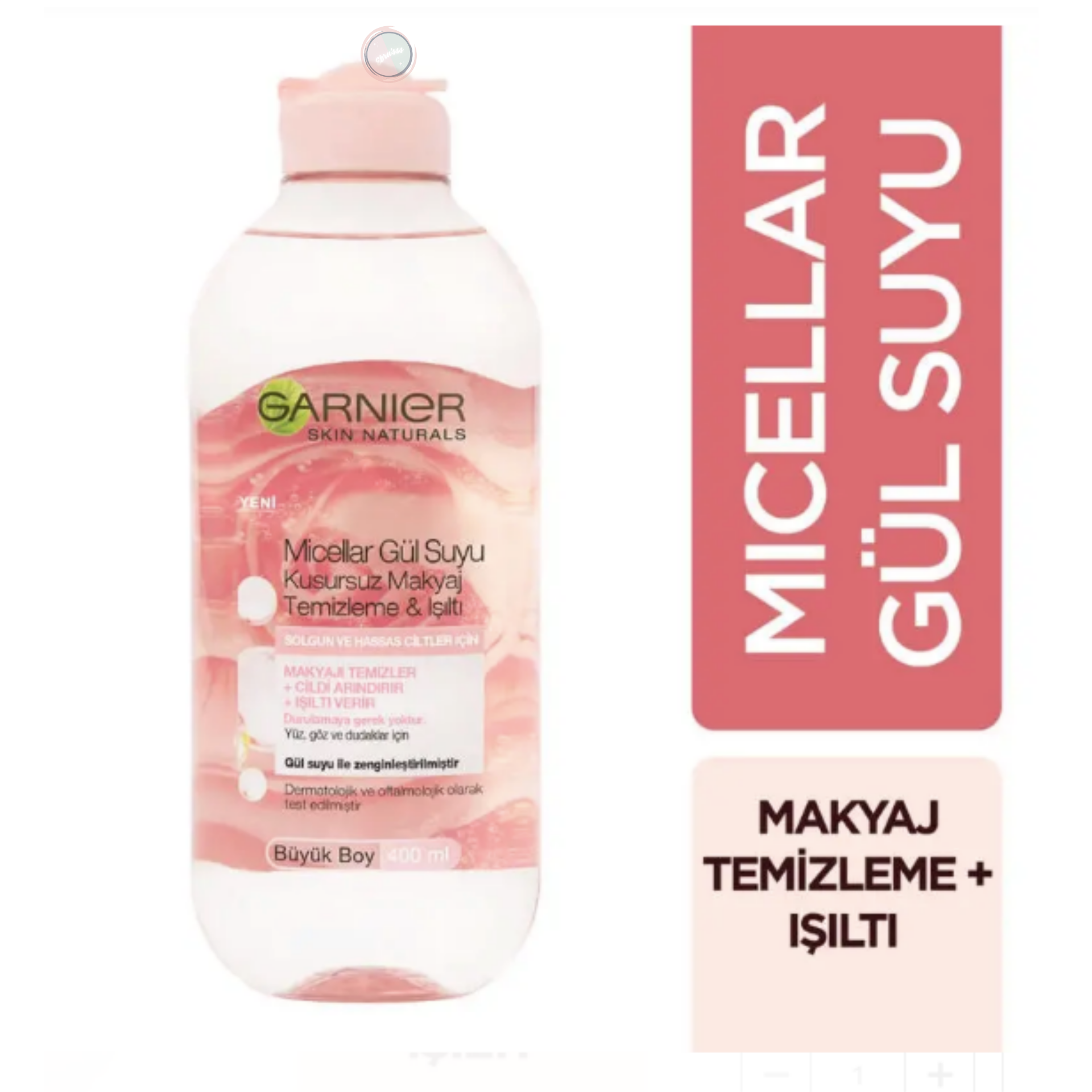 Garnier Micellar Gül Suyu Makyaj Temizleme Suyu 400 ml