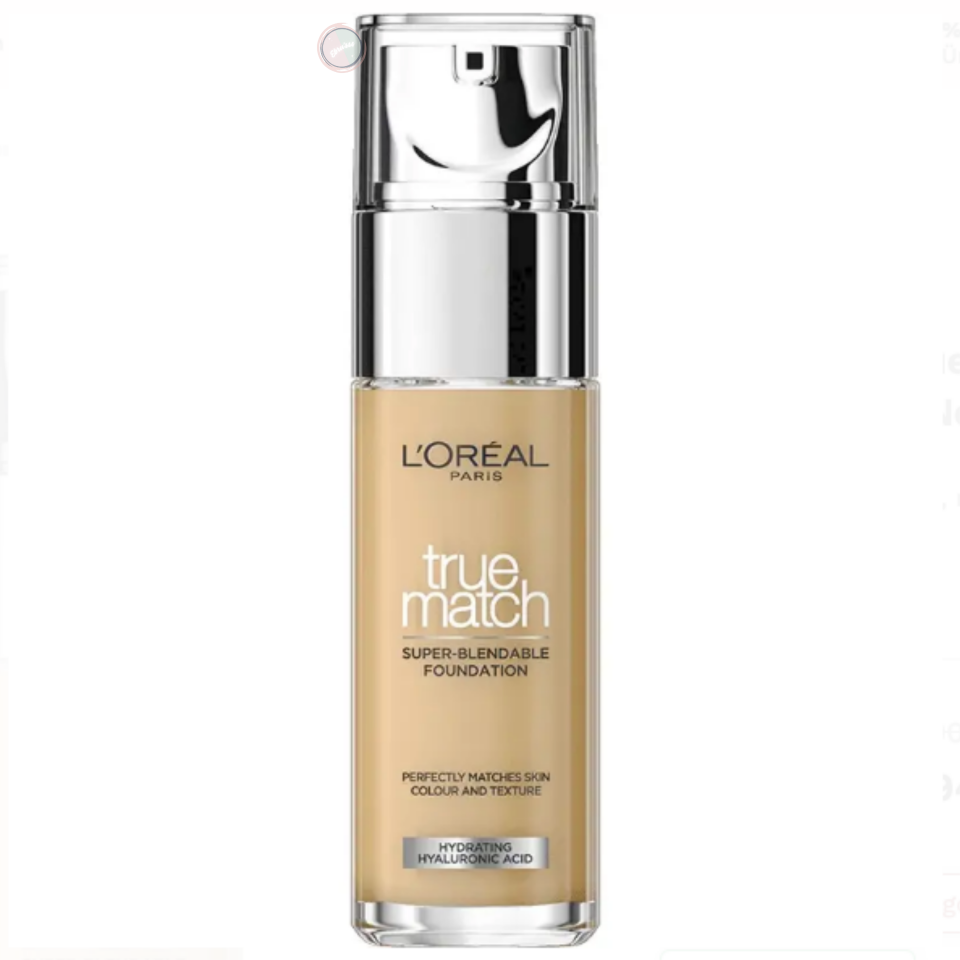 L'Oréal Paris True Match Fondöten - 4W Sıcak Alt Ton