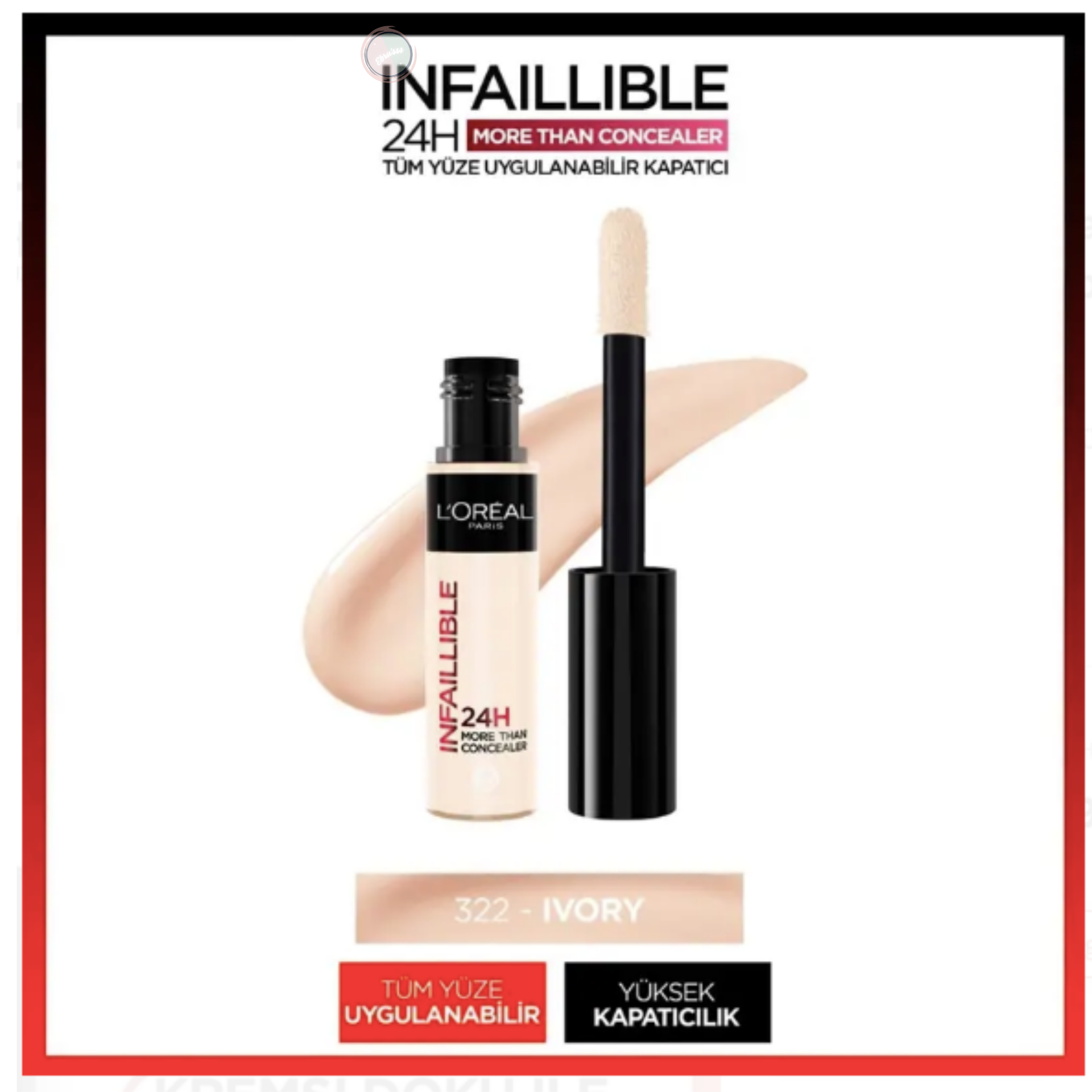 L'Oréal Paris Infaillible Tüm Yüze Uygulanabilir Kapatıcı - 322