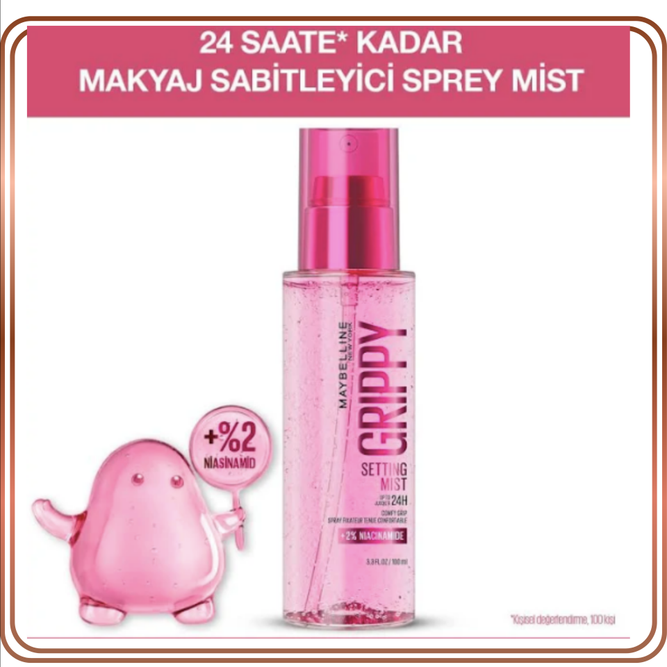 Maybelline New York Grippy 24H Makyaj Sabitleyici Sprey
